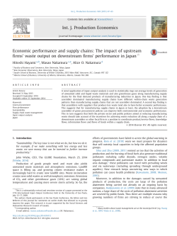Economic performance and supply chains_ The impact of upstream