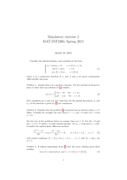 Mandatory exercise 2 MAT-INF3360, Spring 2015