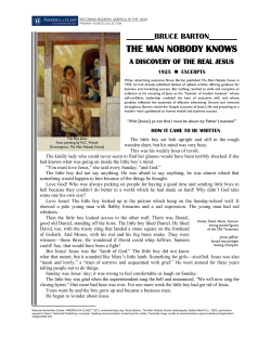 Bruce Barton, The Man Nobody Knows: A Discovery of the Real
