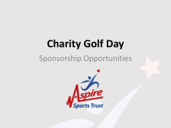 1000 Sponsorship Packages Hole sponsor