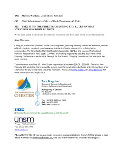 Take it to the Streets--Changing the Rules so that Everyone Has