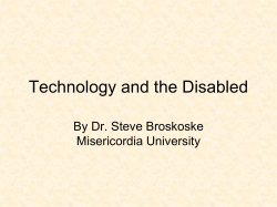 accessibility - Misericordia University
