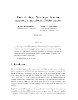 Pure strategy Nash equilibria in non