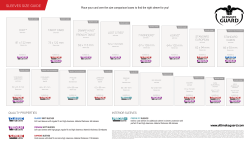 sleeves size guide