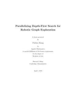 Parallelizing Depth-First Search for Robotic Graph Exploration