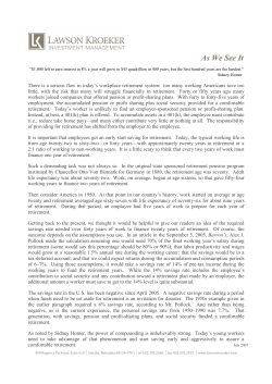 Retirement Savings | 2007 Q2