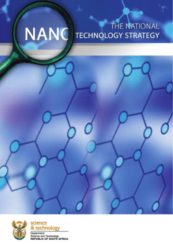 National nanotechnology strategy