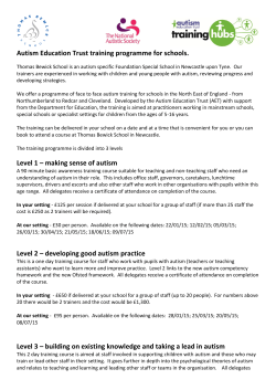 making sense of autism Level 2