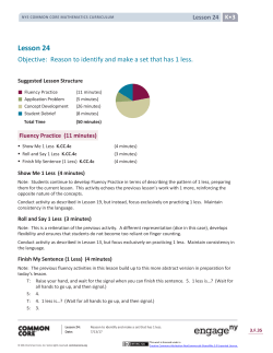Kindergarten Mathematics Module 3, Topic F, Lesson 24