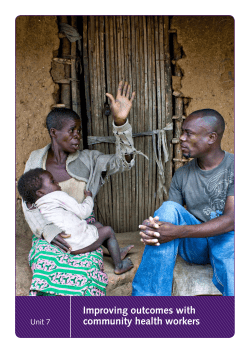 Improving outcomes with community health