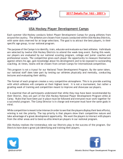 USA Hockey Player Development Camps