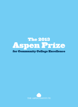 Aspen Prize - The Aspen Institute