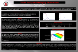Public Health Policies and Managing Bioterrorism