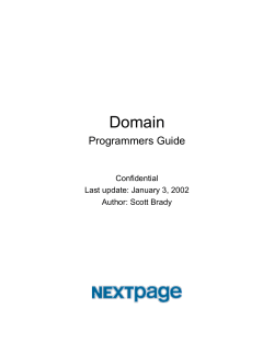 Domain String Syntax