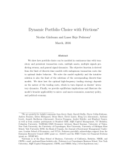 Dynamic Portfolio Choice with Frictions