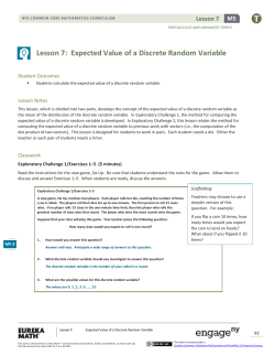 Precalculus Module 5, Topic B, Lesson 7: Teacher