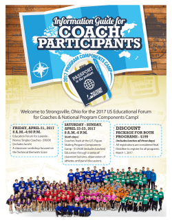 Strongsville, Ohio for the 2017 IJS Educational Forum for Coaches