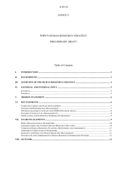 Progress Report on the Follow Up of the Joint Inspection