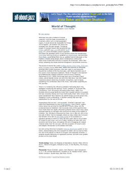 World of Thought - Marzio Scholten