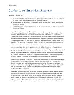 Guidance on Empirical Analysis