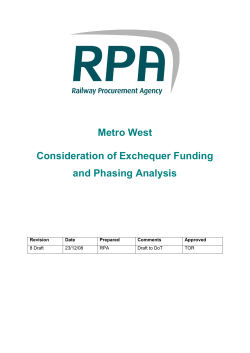 The development of the preferred MetroWest route gives greater