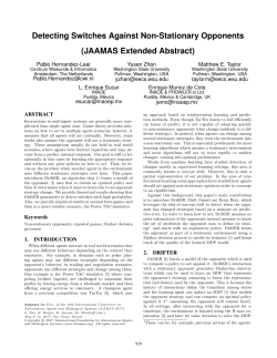 Detecting Switches Against Non-Stationary Opponents