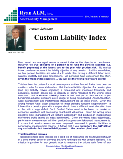 Pension Solution: Custom Liability Index