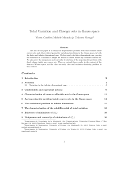 Total Variation and Cheeger sets in Gauss space
