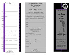 John Tupper Golf Classic - Junior Service League of Summerville