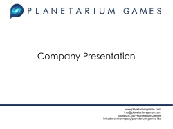 Company Presentation