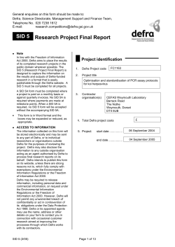 General enquiries on this form should be made to: