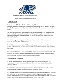 NORTHERN ONTARIO JUNIOR HOCKEY LEAGUE