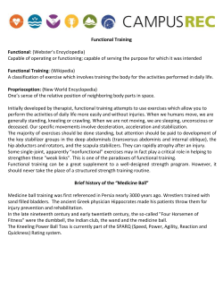 Functional Training