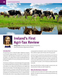 Ireland`s First Agri-Tax Review