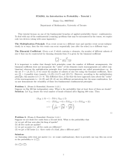 notes - University of Toronto