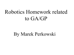 Robotics Project for Artificial Life class of Prof. Zwick