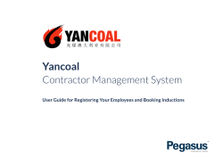 Employee Registration and Induction Bookings