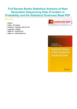 Frontiers in Probability and the Statistical Sciences