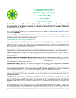 HIPAA and Privacy Policy (PP) - Mindful Medical Care Falmouth