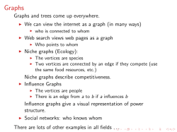 Graphs - Cornell Computer Science