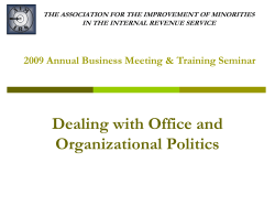 How to Win at Office Politics - AIM-IRS