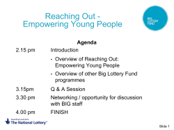 Reaching Out – Empowering Young People