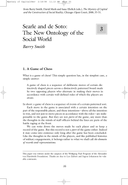 Searle and De Soto - Buffalo Ontology Site