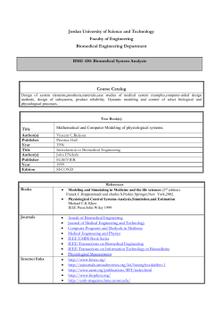 Course Catalog - Jordan University of Science and Technology