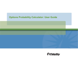 Options Probability Calculator