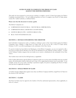 GUIDE ON HOW TO COMPLETE THE PROOF