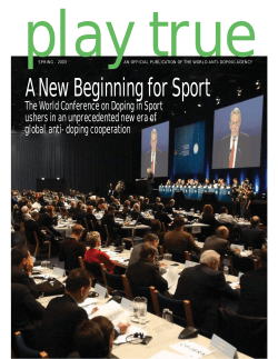 Play True 2003 - Spring (Conference) rev-3.qxd - World Anti
