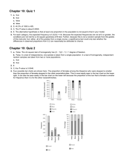Review Quiz Solutions