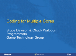 Coding for Multiple Cores