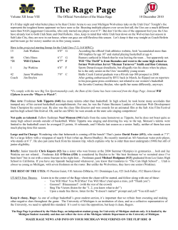 The Rage Page - University of Michigan